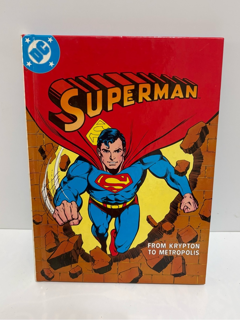 Vintage 1982 Fisher Price DC Superman Hardcover Book